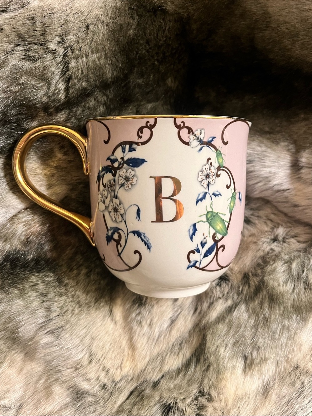 Lou Rota Anthropologie Monogram Mug “B”